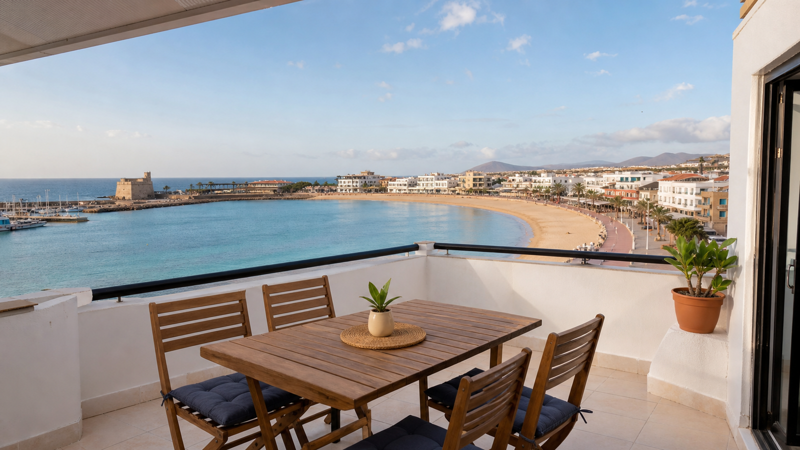 Scenario illustrativo per una ricerca immobiliare Ricerca €200.000–€350.000 nell’area di Antigua; non è un immobile in vendita.